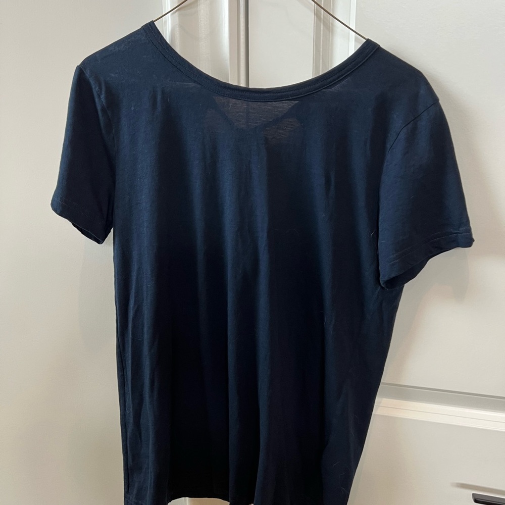 Helmut Lang tie back shirt